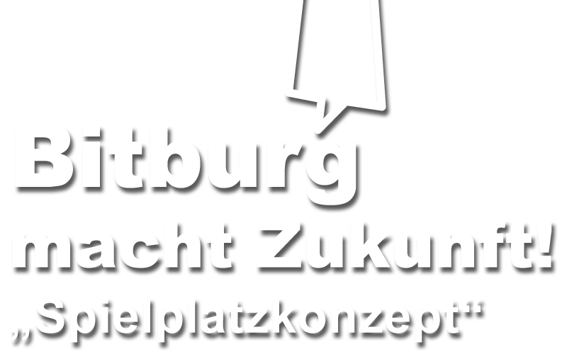 Bitburg macht Zukunft Spielplatzkonzept Logo