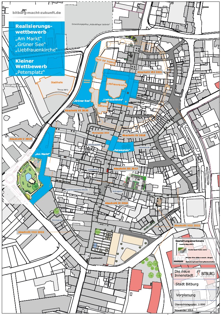 Vorplanung zum Ausbau des Innenstadtbereiches Nov 2016